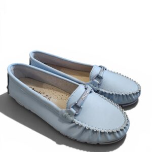 Mokasyn Damski S.Barski LR51-547 Skóra Naturalna BLUE