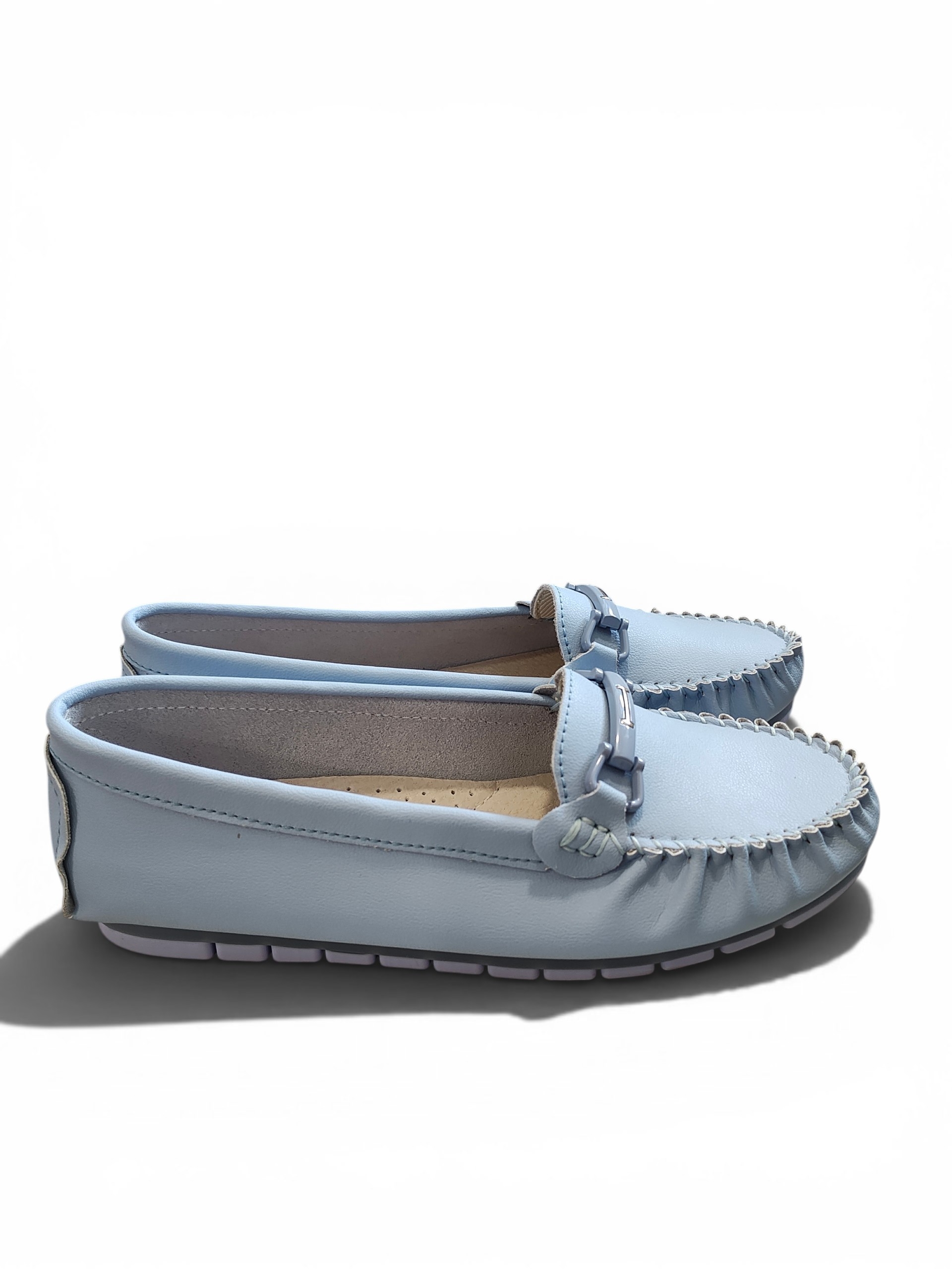 Mokasyn Damski S.Barski LR51-547 Skóra Naturalna BLUE - obrazek 4