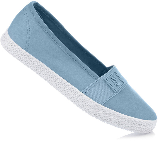 Niebieskie tenisówki materiałowe wsuwane Big Star LL274203 - obrazek 6