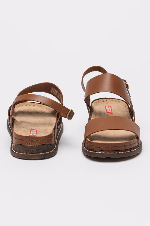 Skórzane Sandały damskie Big Star RR276008 brązowe (3068) - obrazek 3