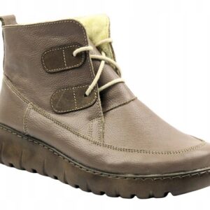 Damskie botki Helios Komfort 795, khaki (2283)